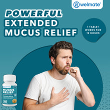 WELMATE Cough & Cold - Guaifenesin 600mg, 200 Tablets (Generic Mucinex)