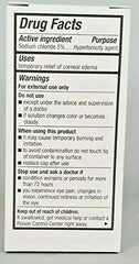 RUGBY Eye Care - Sodium Chloride Ophthalmic Solution Eye Drop 5%, 15mL (Pack of 3)