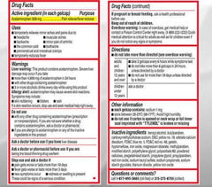 TYLENOL Pain Relief - Acetaminophen 500mg, 290 Rapid Release Gelcaps