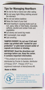 Omeprazole 20 mg Delayed-Release | Acid Reducer | 42 Count Capsules