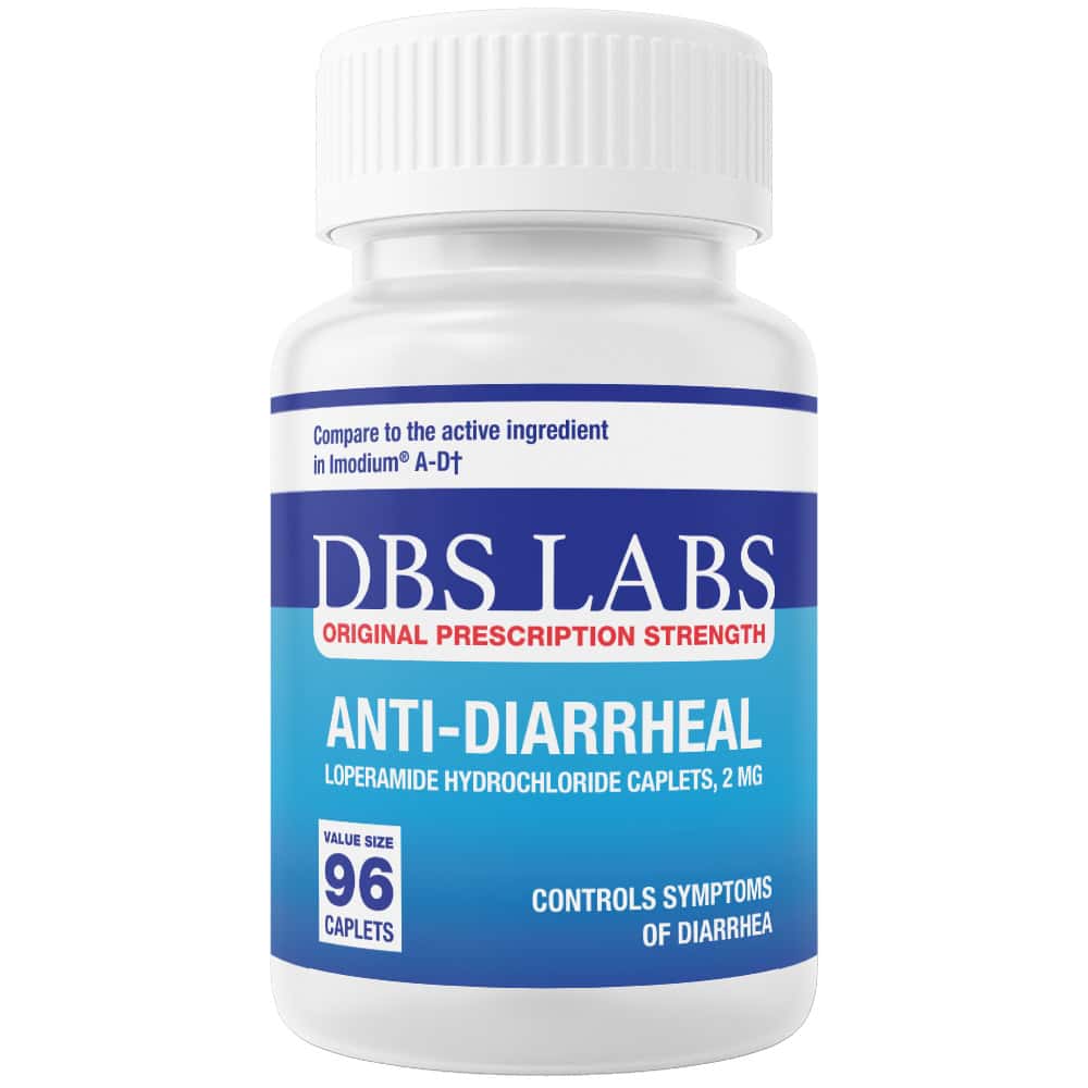 DBS LABS Diarrhea Relief 96 Caplets