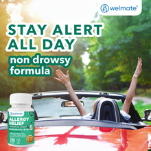 WELMATE Allergy Relief - Fexofenadine 180mg, 200 Tablets (Generic Allegra)