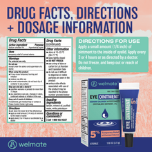 WELMATE Eye Care - 5% Sodium Chloride Ointment, 1/8 oz (Generic Muro 128)