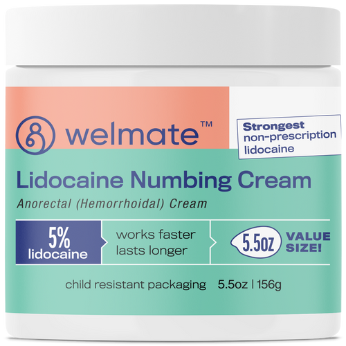 Lidocaine 5% Numbing Cream | Value Size 5.5 oz Jar | Maximum Strength