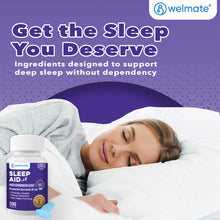 WELMATE Sleep Aid - Doxylamine Succinate 25mg, 100 Tablets (Generic Unisom)