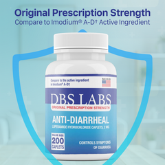 DBS LABS Diarrhea Relief - 200 Caplets