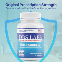 DBS LABS Diarrhea Relief - 96 Caplets