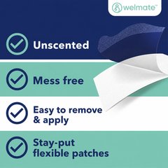 WELMATE Pain Relief - 4% Lidocaine Patch, 30 Patches (Generic Salonpas)