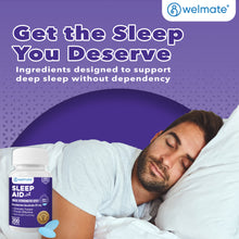 WELMATE Sleep Aid - Doxylamine Succinate 25mg, 200 Tablets (Generic Unisom)