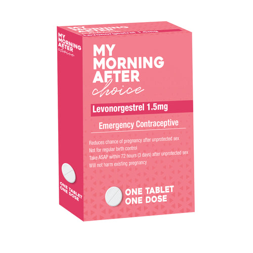 MY MORNING AFTER CHOICE - Levonorgestrel 1.5mg, 1 Tablet