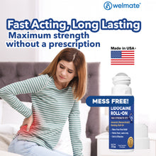 WELMATE Pain Relief - 5% Lidocaine Roll-On, 3oz