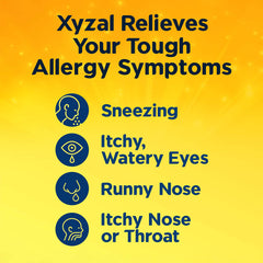 XYZAL Allergy Relief - Levocetirizine 5mg, 55 Tablets (Pack of 2)