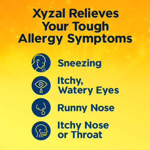 Xyzal Allergy Pills, 24-Hour Allergy Relief, Original Prescription Strength, 110 Count