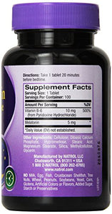 NATROL Sleep Treatment - Melatonin 5mg, 100 Tablets