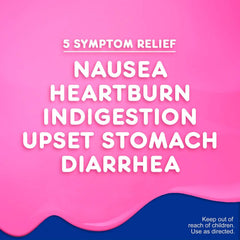 PEPTO BISMOL Upset Stomach Relief & Antidiarrheal - Bismuth Subsalicylate, 12 fl oz (3 pack)