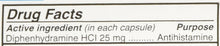 SDA LABS Allergy Relief - Diphenhydramine 25mg, 100 Capsules (Generic Benadryl)