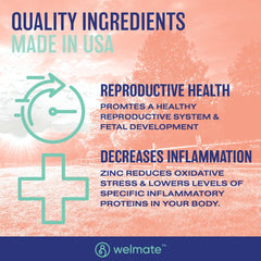 WELMATE Dietary Supplement - Zinc Sulfate 220mg, 200 Tablets
