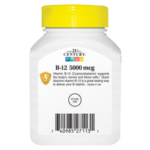 21ST CENTURY Supplements & Health - Vitamin B12 5000mcg, 110 Tablets