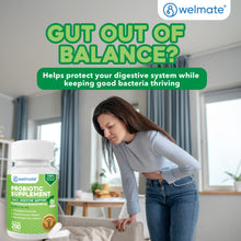 WELMATE Dietary Supplement - Saccharomyces Boulardii 500mg, 200 Capsules (Generic Florastor)