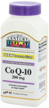 21ST CENTURY Supplements & Health - COQ19 200mg, 120 Capsules