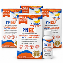 PIN RID Pinworm Treatment - Pyrantel Pamoate 144 mg/mL, 2 oz (Pack of 4)