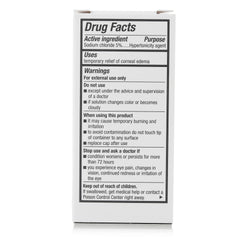 RUGBY Eye Care - Sodium Chloride Ophthalmic Solution Eye Drops 5%, 15mL