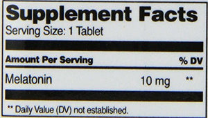 21ST CENTURY  Sleep Treatment - Melatonin 10mg, 120 Quick Dissolve Tablets (Pack of 3)