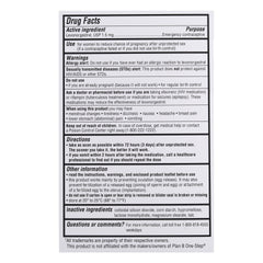 MY CHOICE Sexual Health - Levonorgestrel 1.5mg, 1 Tablet (Generic Plan B)