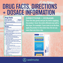 WELMATE Skin Care - 0.1% Adapalene Gel, 1.6oz (Generic Differin) (Pack of 2)