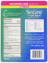 SYSTANE ULTRA Lubricant Eye Drops - Polyethene Glycol .4% & Propylene Glycol .3%, 10 mL (Pack of 3)