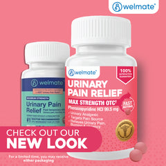 WELMATE Pain Relief - Phenazopyridine 99.5mg, 120 Tablets (Generic AZO)
