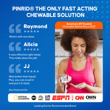 PIN RID Pinworm Treatment - Pyrantel Pamoate 250 mg, 12 Chewable Tablets