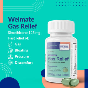 Gas Relief | Simethicone 125 mg | Extra Strength 365 Count SoftGels