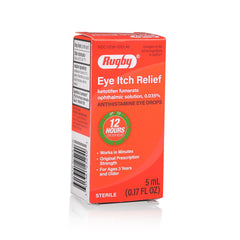 RUGBY Eye Care - Ketotifen Eye Drops .035%, 5mL (Generic Zaditor)
