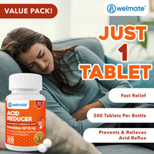 WELMATE Acid Reducer - Famotidine 20mg, 300 Tablets (Generic Pepcid)