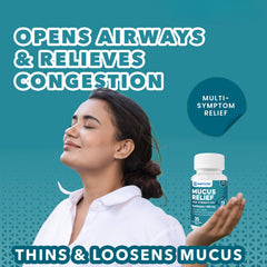 WELMATE Cough & Cold - Guaifenesin 1200mg , 35 Tablets (Generic Mucinex)