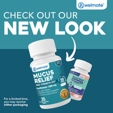 WELMATE Cough & Cold - Guaifenesin 1200mg , 35 Tablets (Generic Mucinex)