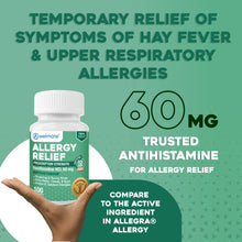 WELMATE Allergy Relief - Fexofenadine  60mg, 100 Tablets (Generic Allegra)