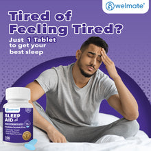 WELMATE Sleep Aid - Doxylamine Succinate 25mg, 100 Tablets (Generic Unisom)