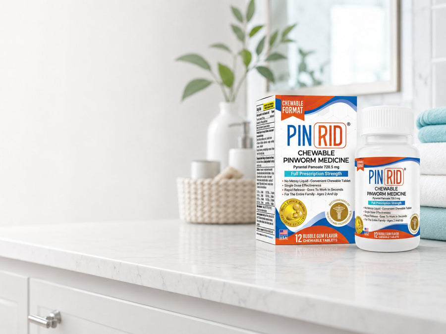 One Dose. Less Fuss. Pinworm Treatment Made Simple.