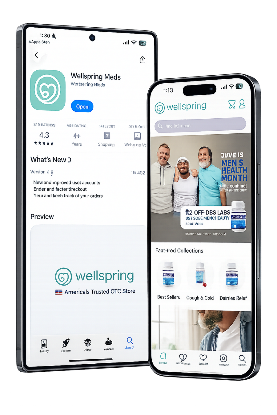 Wellspring Meds app screen