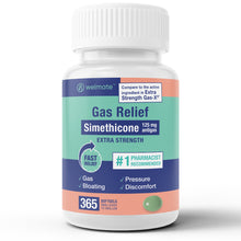 Gas Relief | Simethicone 125 mg | Extra Strength 365 Count SoftGels