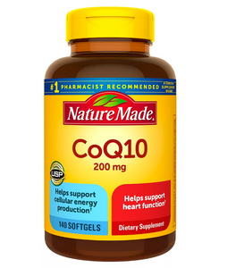 Nature Made Coq10 200 Mg, Naturally Orange, Value Size,140 Count Softgels