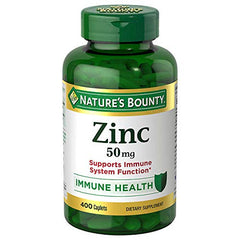 NATURE'S BOUNTY Supplements & Health - Zinc 50mg, 400 Caplets