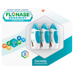 FLONASE SENSIMIST Allergy Relief - Fluticasone 27.5 mcg, 9.1 mL Nasal Spray (Pack of 3)