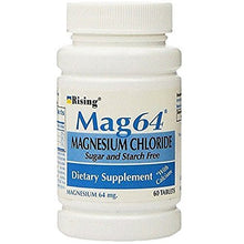 Rising Mag64 Magnesium Chloride with Calcium Tablets 60 ea