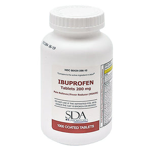 Ibuprofen Tablets 200mg, 1000 Count