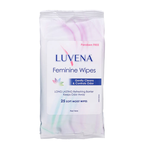 Luvena Feminine  Cleansing Wipes 25 Count