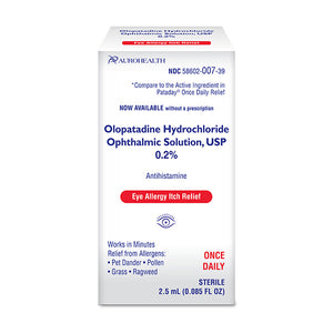 Olopatadine Hydrochloride Ophthalmic Solution, USP 0.2% | 2.5 mL