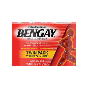 Bengay Ultra Strength Pain-Relieving Cream 4 oz., /2 pk. (8 Oz Total)